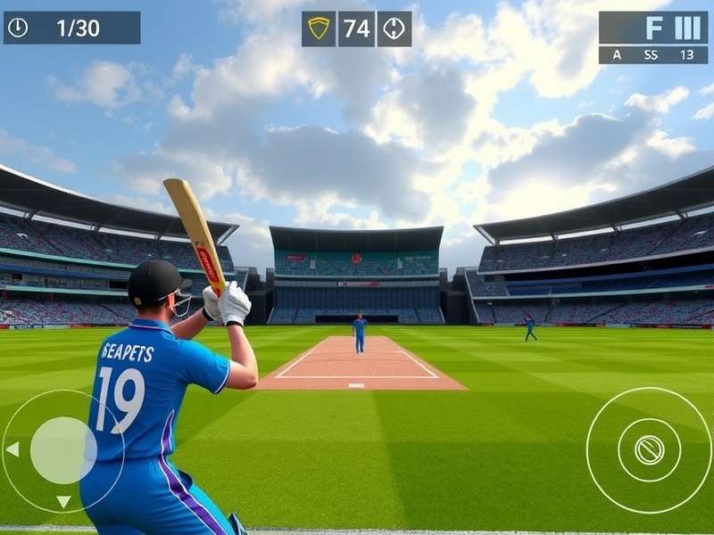 Cricket Vanguard Champions Gameplay Mechanics - Screenshot of batting controls