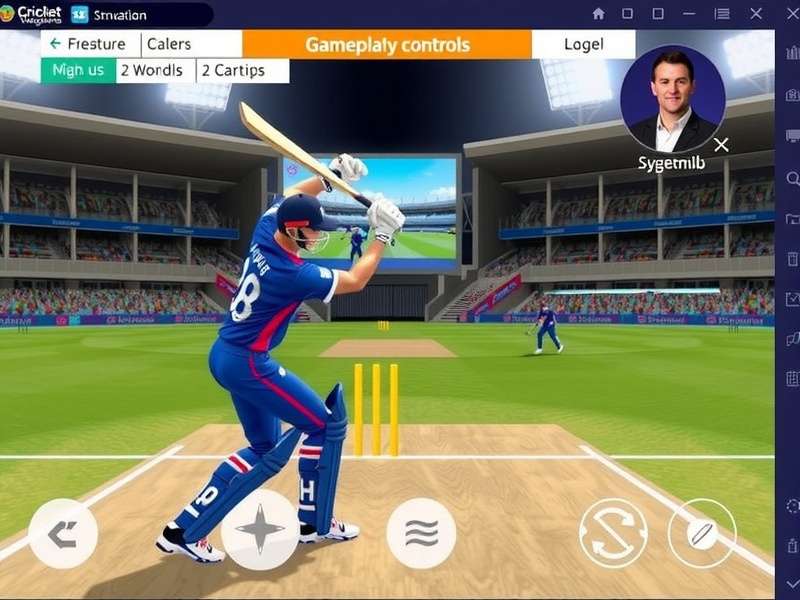 Cricket Vanguard Champions Game Overview - Screenshot of a thrilling match moment